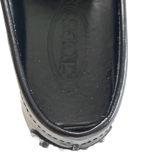 Tod's Tods ✦ Gommino Driving Shoes Slip On Loafers  ✦ Black Leather ✦ 9UK 10US ✦ - Picture 9 of 16